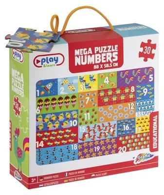 Obrázok produktu pre Grafix učebné puzzle s číslami - obria hračka na aktivity 88x58,5 cm