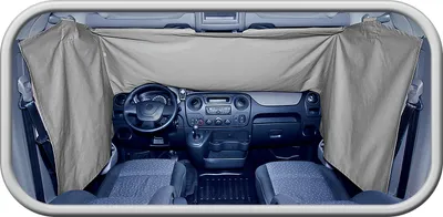 Produktbild von Scheibenabdeckung Frontscheibenabdeckung Sichtschutz Transporter Wohnwagen