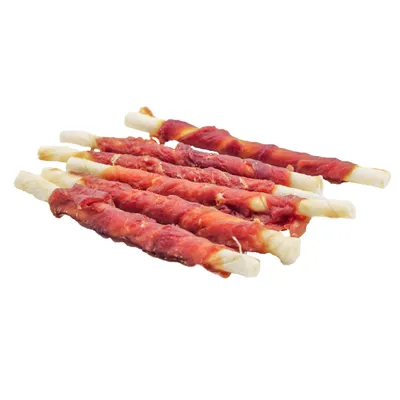 Produktbild von 123... Hund dabei! - Entenfilet Kaurolle - Kaustange mit Ente - Hundesnack - Kaustangen für Hunde - Kaurollen für Hunde - Kaustange mit Entenfilet