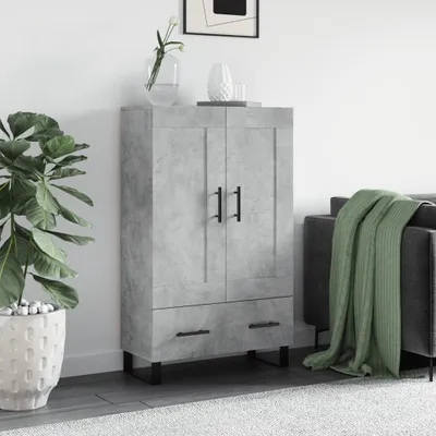 Obrázok produktu pre vidaXL Highboard concrete grey 69,5x31x115 cm odvodený drevený výrobok