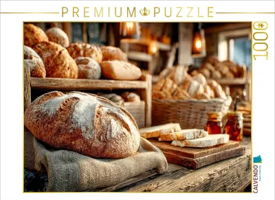 Produktbild von CALVENDO Puzzle Eine Brotvielfalt zum Anbeißen | 1000 Teile Lege-Größe 64x48cm Foto-Puzzle für glückliche Stunden