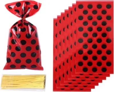 Image de Sacs en plastique pour biscuits 12x27 cm / 100 pcs BIEDRONKA