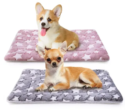 Immagine prodotto di Solidchoice - 2 cuscini per cani, imbottitura in pile, lavabili, 69x52 cm