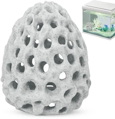 Produktbild von Garnelen-Versteck aus hochwertigem Kunststoff – Aquarium-Tunnel – Versteck für Garnelen/Guppys – Dekorationselement – Unterwasserwelt – Stressreduktion – Aquariumdekoration