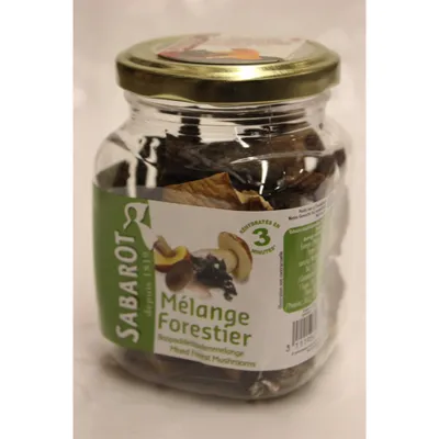Produktbild von Sabarot Mélange Forestier 40g Glas (getrocknete Waldpilze)
