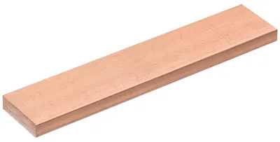 Kupferplatte 150x30x8 mm, 99,99 % rein, Flachstab