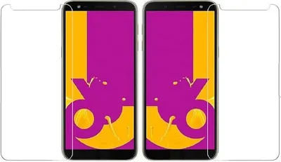 Produktbild von ino 2x Schutzglas kompatibel mit Samsung Galaxy  J6 2018 / A6 2018 Panzerglas  Panzerfolie Displayschutzglas Schutz Glasfolie Displayglas 9H