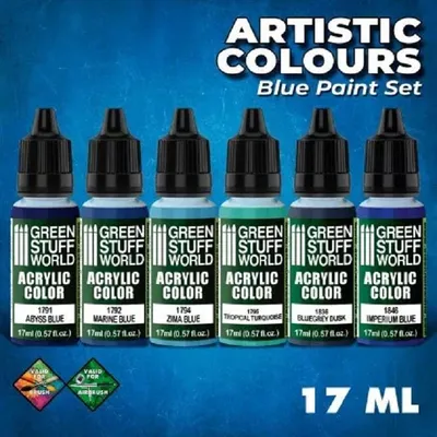 Produktbild von Green Stuff World GSW10116 - Paint Set - Blue - Neu