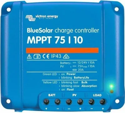 Produktbild von Victron BlueSolar MPPT 75/10 12V 24V 10A