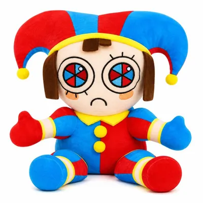 Produktbild von Wiztex The Amazing Digital Circus Plüschtier - 23 cm Pomni Charakter Digitaler Zirkus Kuscheltier