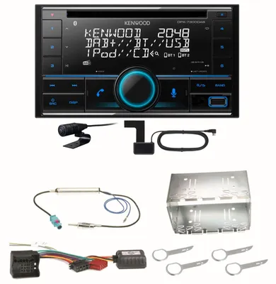 Produktbild von Kenwood DPX-7300DAB Bluetooth Digitalradio Einbauset für Fox Polo 9N3
