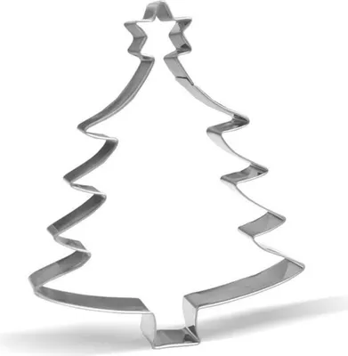 Zdjęcie produktu dla Foremka do ciastek w kształcie gwiazdki na choinkę 13,8 cm, stal nierdzewna, forma do pieczenia ciastek