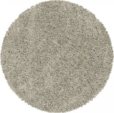 Image de Tapis shaggy à poils longs avec motif uni tissé UNI I