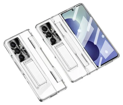 Obrázok produktu pre Puzdro na mobil, flipové puzdro + ochranné sklo H9 pre Samsung Galaxy Z Fold8 Ultra 5G, priehľadné.