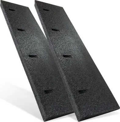 Produktbild von 2x Autorampe Gummi schwarz 1000x250x45 mm Rollstuhlrampe Gummikeil