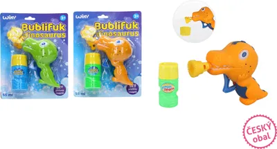 Obrázek produktu pro Bublifuk dinosaurus 55 ml - Český obal