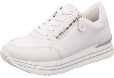 Produktbild von Remonte Sporthalbschuhe Formsohle modisch in weiss/weiss kombi, Gr. 42