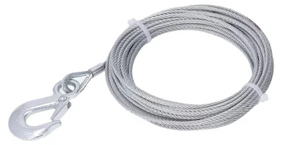 Zdjęcie produktu dla Stal nierdzewna, lina do wciągarki, 4 mm x 12 m