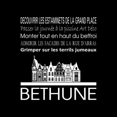 Image de Tableau sur toile Béthune noir 30x30 cm, Tableau mural moderne pour décoration intérieure