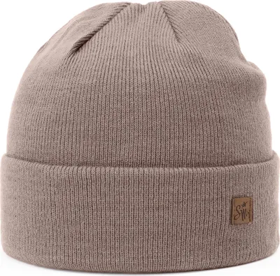 Produktbild von Smith & Miller Basic Cuff Beanie, milk coffee