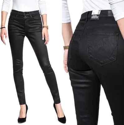 Produktbild von WRANGLER, Damen Jeanshose, Skinny fit, HIGH RISE SKINNY, W26 L32, Schwarz, Jeans, baggyjeans, buggy