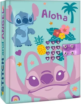 Image de Agenda Secret KIDS LICENSING Stitch, Avec Code, Effet Sonore, Piles LR44 Incluses, Dès 5 Ans