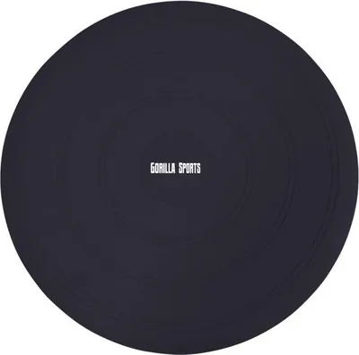 Produktbild von GORILLA SPORTS® Ballsitzkissen - Grau, inkl. Pumpe, 33cm Durchmesser, bis 220 kg, ohne Noppen, Anti-Burst, für Fitness, Reha & Rückentraining - Balancekissen, Luftkissen, Balance-kissen, Balance Pad