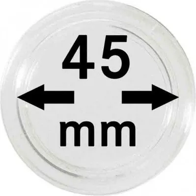 Produktbild von Lindner S22704500P Münzkapseln 45.00 mm-10er Pack