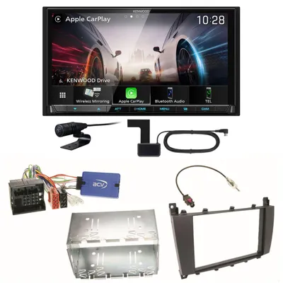 Produktbild von Kenwood DMX8021DABS Android Auto CarPlay Einbauset für Mercedes G Klasse W463