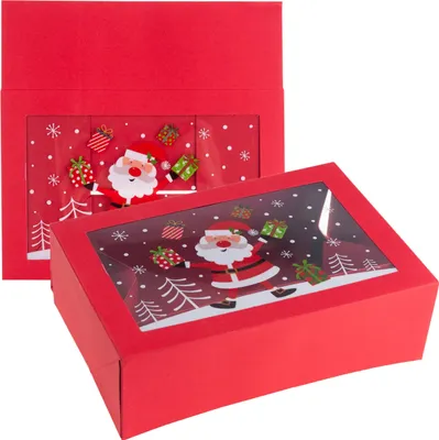 Immagine prodotto di Confezione regalo, scatola di cartone, regalo di Babbo Natale, da mettere sotto l'albero di Natale