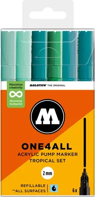 Zdjęcie produktu dla Marker akrylowy Molotow One4All 127HS Tropical Set
