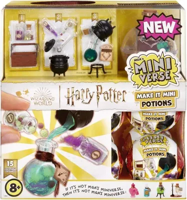Produktbild von Miniverse Harry Potter Make It Mini Potions, 8 Jahr(e), Mehrfarbig, Kunststoff, Harz