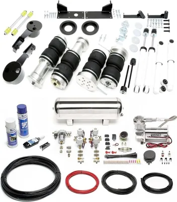 Zdjęcie produktu dla Zestaw kompresora zawieszenia pneumatycznego TA Technix srebrny do Mercedes SL R107 Coupe C107