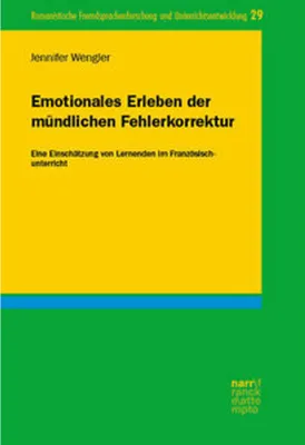 Zdjęcie produktu dla Emotionales Erleben der mündlichen Fehlerkorrektur