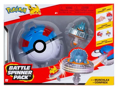 Productafbeelding van Pokémon - Spinner Munchlax met Pokébal, model PKW4398