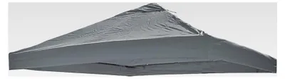 Produktbild von Ersatzdach für Pavillon 3x3 m Hellgrau wasserdicht aus PVC-beschichtetem Polyester