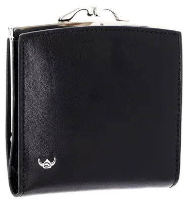 Produktbild von Leder Geldbörse Colorado RFID Protect Bügelbörse 2049 Schwarz