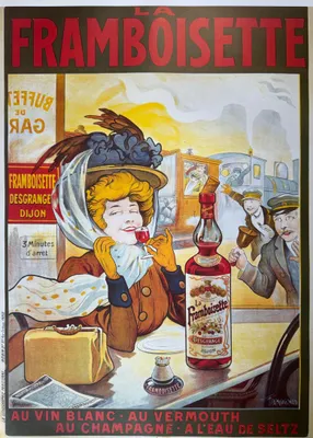 Image de La Framboisette - 50x70cm Affiche Poster
