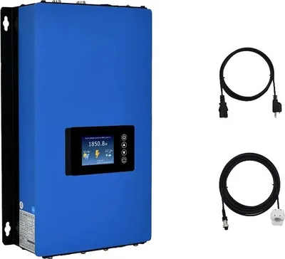 Imagen del producto de Inversor para conexión a la red, tecnología MPPT, limitación de potencia, diseño compacto, 1000W, entrada de corriente continua de 25V-60V