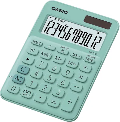 Obrázek produktu pro Kapesní kalkulačka Casio MS-20UC-GN Stolní jednoduchá kalkulačka zelená