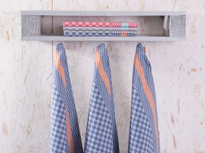 Produktbild von PAD Geschirrtuch PIT RELOADED  2-er pack 50 x 70 cm  in mehreren Farben, FARBE:blue