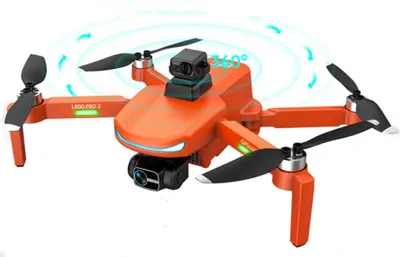 Obrázok produktu pre L800 Pro2 Dron 4k Gps Fpv Dual HD Drony s 360 Prekážkou Vyhnúť sa 5g Wifi Rc Quadcopper B Orange 1 batérie