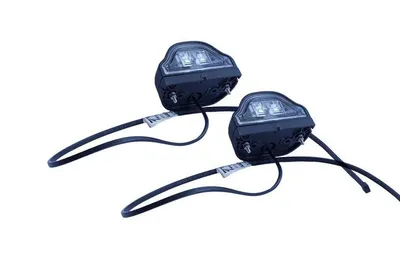 Produktbild von Aspöck LED Kennzeichenleuchte Regpoint 0,8 m Kabel LED Kunststoff für PKW Anhänger Kennzeichenbeleuchtung DC Flachkabel 0,8 m Leitung
