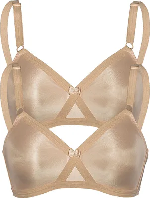 Produktbild von 2er Pack Soft BH mit Kreuzblende Functional Bras von der Marke Sassa 95C