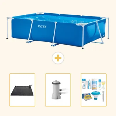 Immagine prodotto di Piscina fuori terra rettangolare - 300x200x75 cm - 4 pezzi - Modello S22353