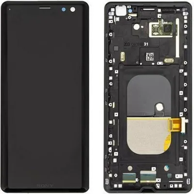 Produktbild von OLED Display Touchscreen Bildschirm Rahmen Schwarz für Sony Xperia XZ3 H8416 / H9436