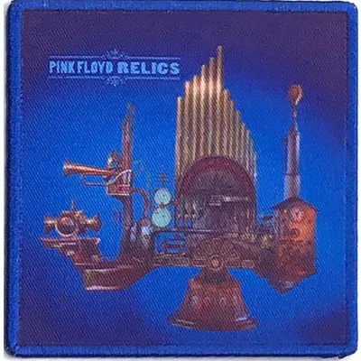 Image de Pink Floyd - Ecusson à repasser "Relics" - Coton RO6814 (Taille unique) (Bleu/Brun)
