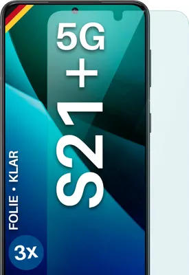 Produktbild von moex® 3x Schutzfolie kompatibel mit Samsung Galaxy S21 Plus - Displayschutzfolie dünn Folie, Klar