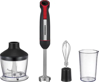 Produktbild von Heinner HHB-DC1200BKRD, Pürierstab, 0,6 l, 1200 W, Schwarz, Rot, Weiß