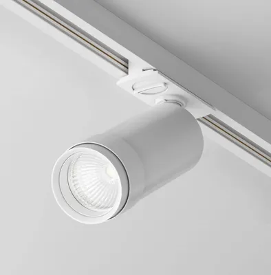 Produktbild von Maytoni Focus Zoom 1-Phasen System UNITY LED Stromschienenleuchte 12W 4000K Weiss 15,8 cm 90Ra UGR<15 Neutralweiss